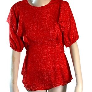Ted Baker Vibrant Red Blouse